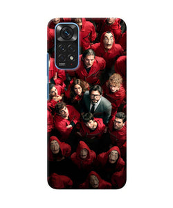 Money Heist Professor with Hostages Redmi Note 11/11S Back Cover