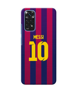 Messi 10 tshirt Redmi Note 11/11S Back Cover