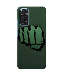 Hulk smash logo Redmi Note 11/11S Back Cover