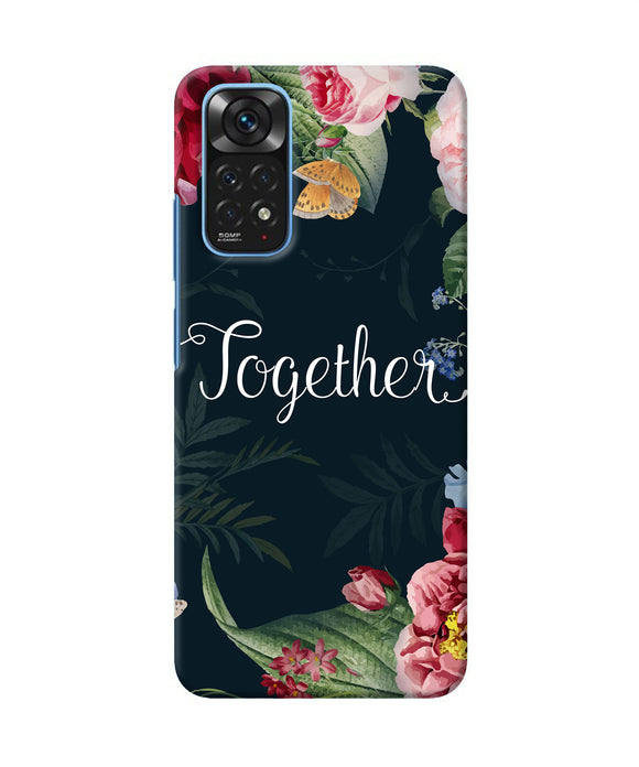 Together flower Redmi Note 11/11S Back Cover