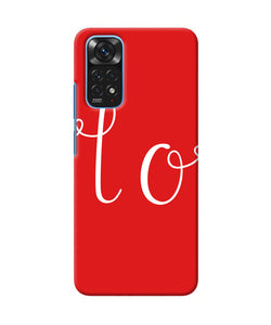 Love one Redmi Note 11/11S Back Cover