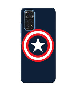 Captain america logo Redmi Note 11/11S Back Cover