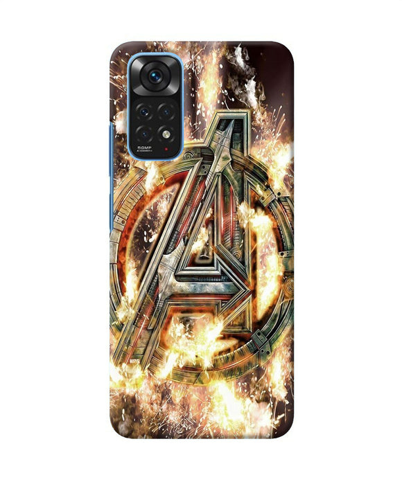 Avengers burning logo Redmi Note 11/11S Back Cover