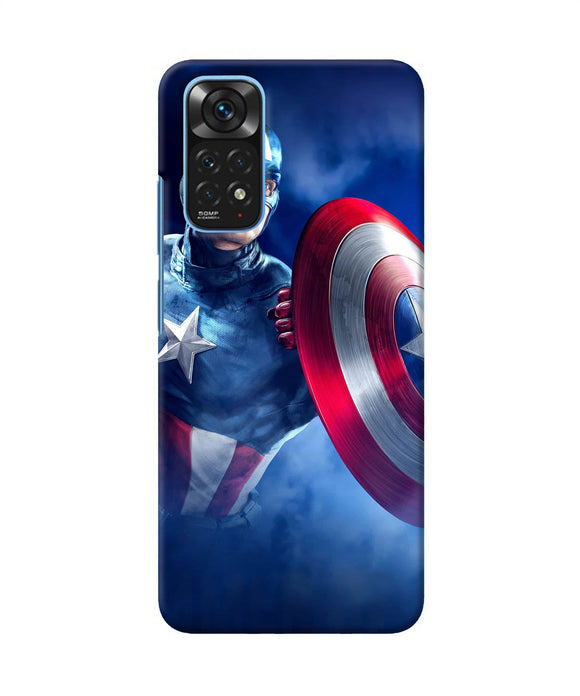 Captain america on sky Redmi Note 11/11S Back Cover