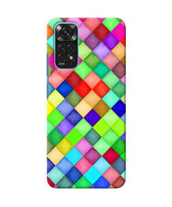 Abstract colorful squares Redmi Note 11/11S Back Cover