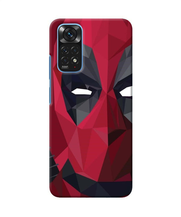 Abstract deadpool half mask Redmi Note 11/11S Back Cover