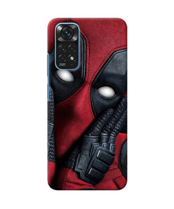 Thinking deadpool Redmi Note 11/11S Back Cover