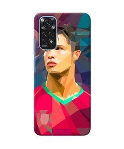 Abstract ronaldo Redmi Note 11/11S Back Cover