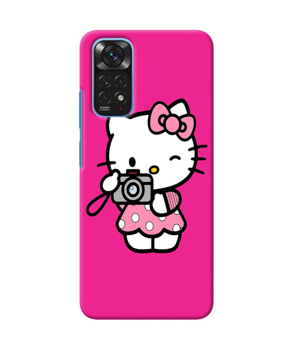 Hello kitty cam pink Redmi Note 11/11S Back Cover