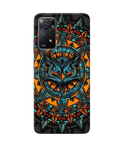 Angry Owl Art Redmi Note 11 Pro Back Cover