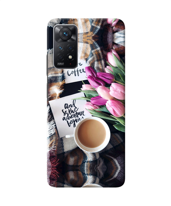 Love Coffee Quotes Redmi Note 11 Pro Back Cover