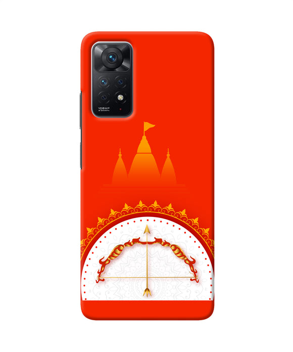 Ram Mandir Bow Arrow Redmi Note 11 Pro Back Cover