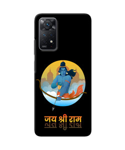 Black Jay Shree Ram Redmi Note 11 Pro Back Cover