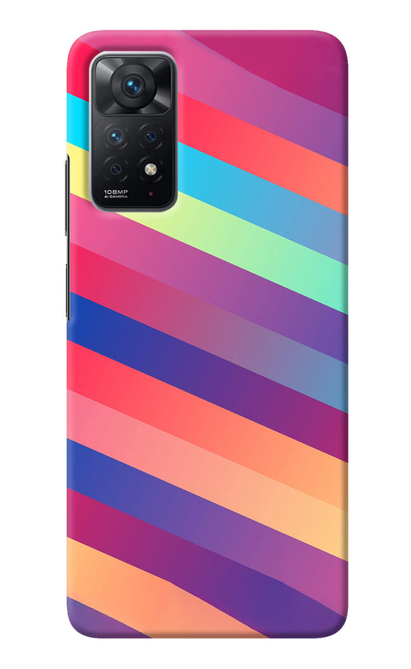 Stripes color Redmi Note 11 Pro Back Cover