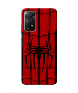 Spiderman Costume Redmi Note 11 Pro Real 4D Back Cover