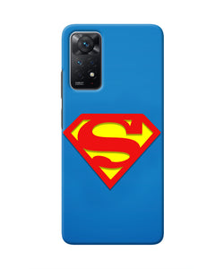 Superman Blue Redmi Note 11 Pro Real 4D Back Cover