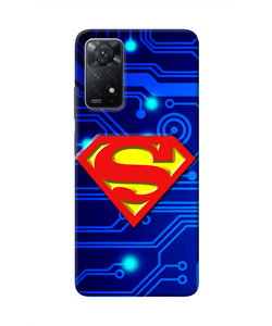 Superman Abstract Redmi Note 11 Pro Real 4D Back Cover