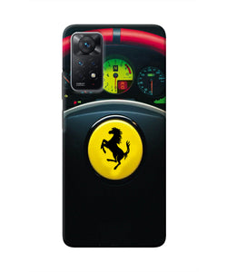 Ferrari Steeriing Wheel Redmi Note 11 Pro Real 4D Back Cover