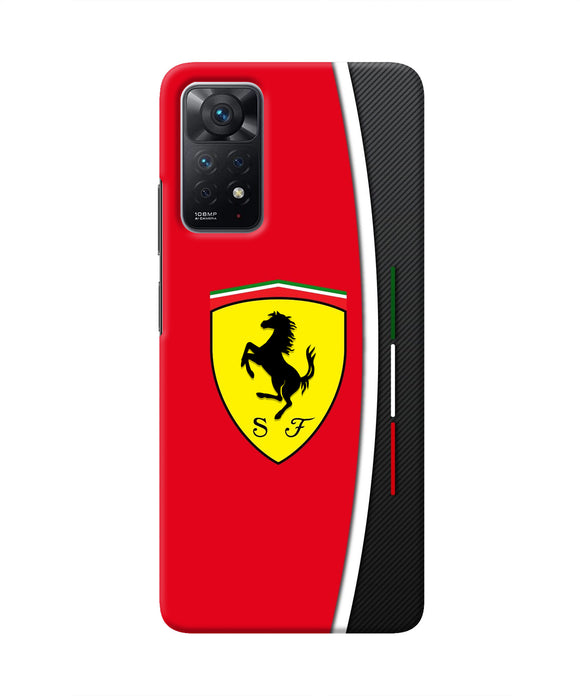 Ferrari Abstract Redmi Note 11 Pro Real 4D Back Cover