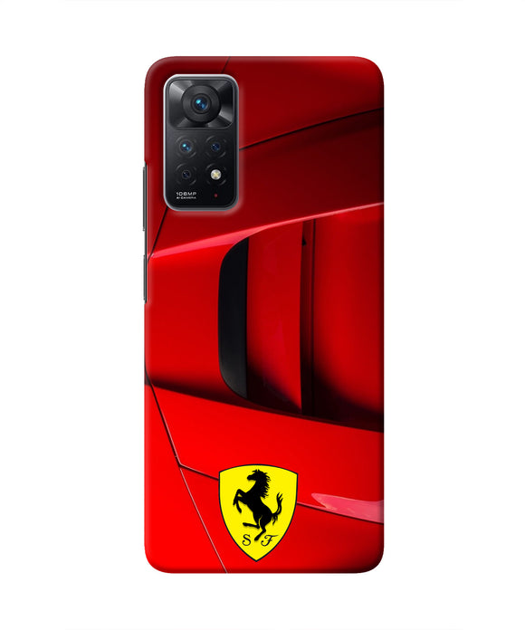 Ferrari Car Redmi Note 11 Pro Real 4D Back Cover