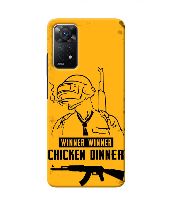 PUBG Chicken Dinner Redmi Note 11 Pro Real 4D Back Cover