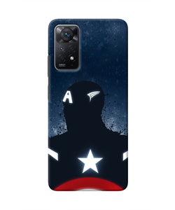 Captain america Shield Redmi Note 11 Pro Real 4D Back Cover