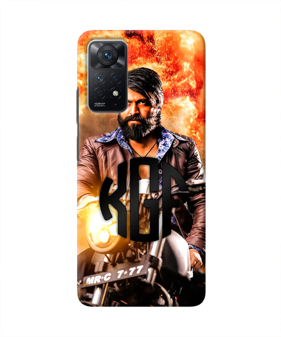 Rocky Bhai on Bike Redmi Note 11 Pro Real 4D Back Cover