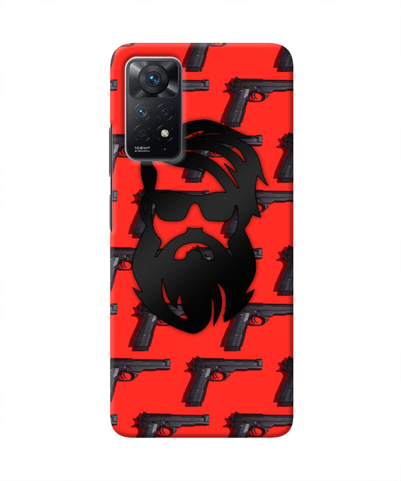 Rocky Bhai Beard Look Redmi Note 11 Pro Real 4D Back Cover