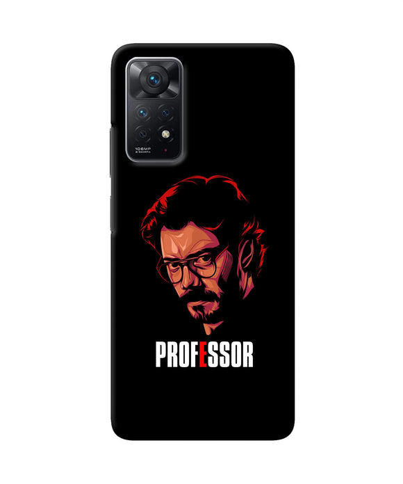 Money Heist Professor Sketch Redmi Note 11 Pro Back Cover