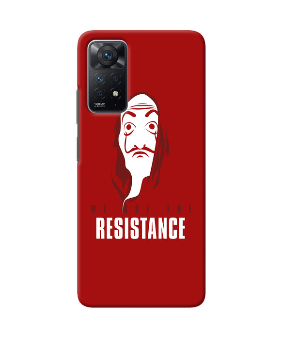 Money Heist Resistance Quote Redmi Note 11 Pro Back Cover