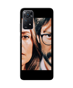 Money Heist Professor With Rachel Redmi Note 11 Pro Back Cover