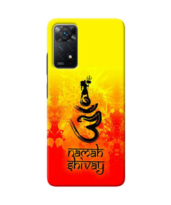 Om namah shivay Redmi Note 11 Pro Back Cover