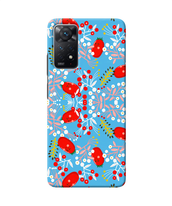 Small red animation pattern Redmi Note 11 Pro Back Cover