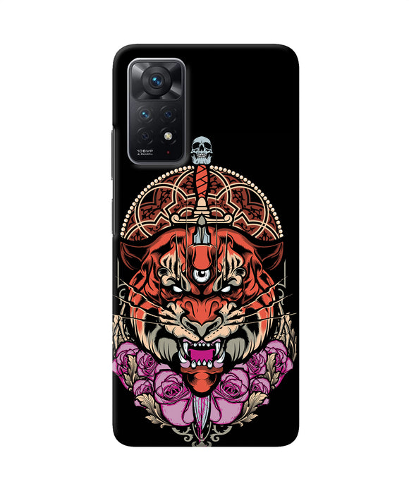 Abstract tiger Redmi Note 11 Pro Back Cover