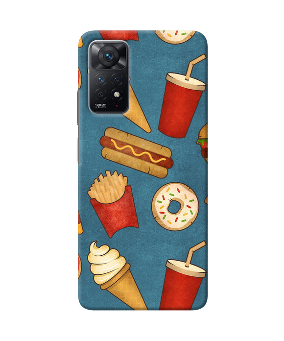 Abstract food print Redmi Note 11 Pro Back Cover