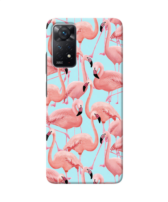 Abstract sheer bird print Redmi Note 11 Pro Back Cover