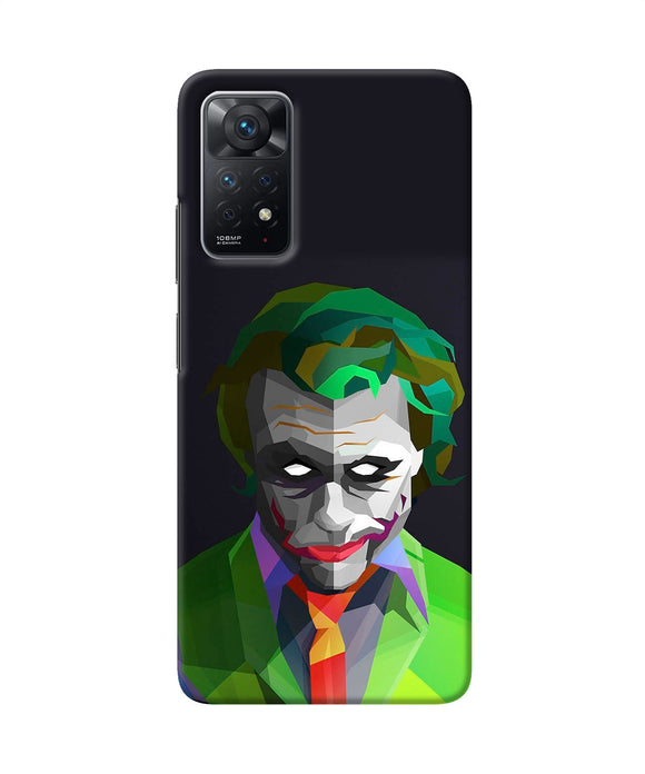 Abstract dark knight joker Redmi Note 11 Pro Back Cover