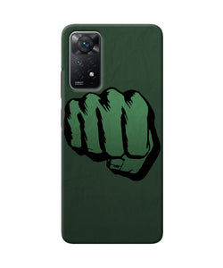 Hulk smash logo Redmi Note 11 Pro Back Cover