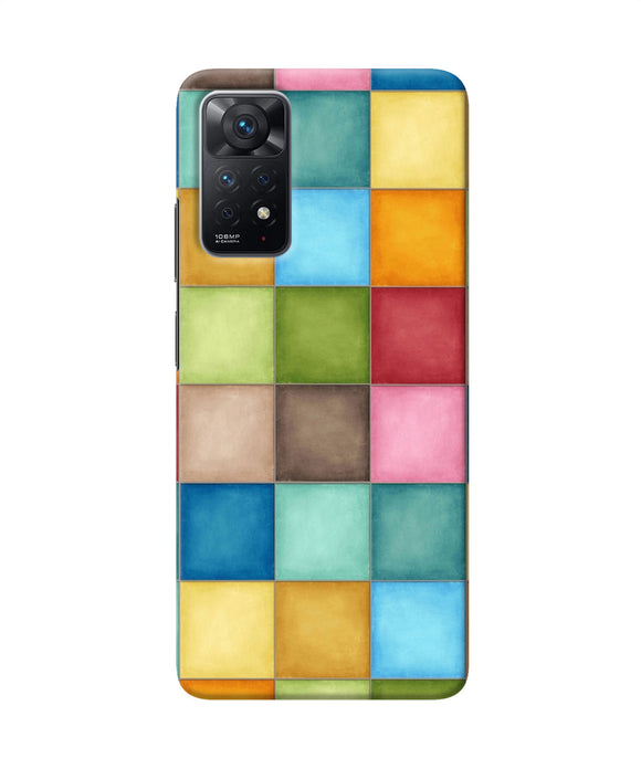 Abstract colorful squares Redmi Note 11 Pro Back Cover