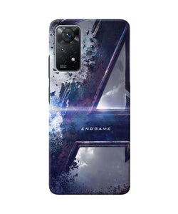 Avengers end game poster Redmi Note 11 Pro Back Cover