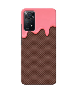 Waffle cream biscuit Redmi Note 11 Pro Back Cover