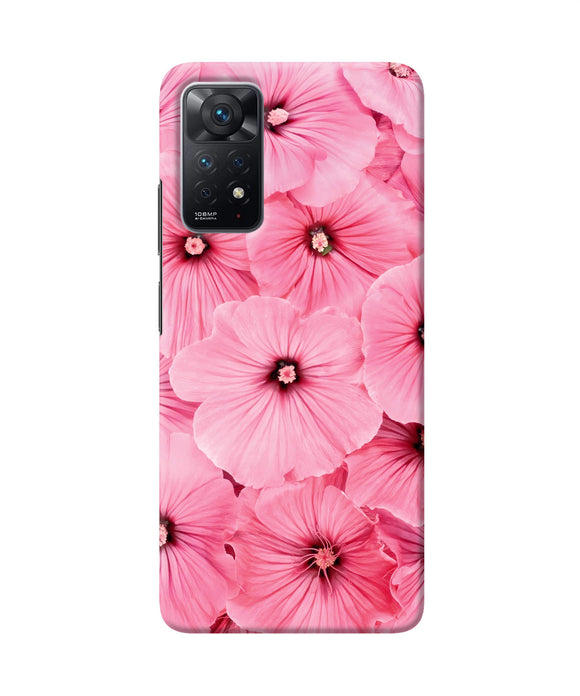 Pink flowers Redmi Note 11 Pro Back Cover