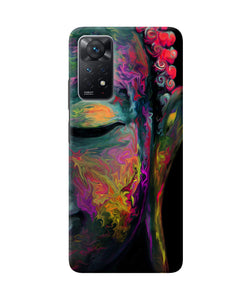 Buddha face painting Redmi Note 11 Pro Back Cover