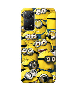 Minions crowd Redmi Note 11 Pro Back Cover