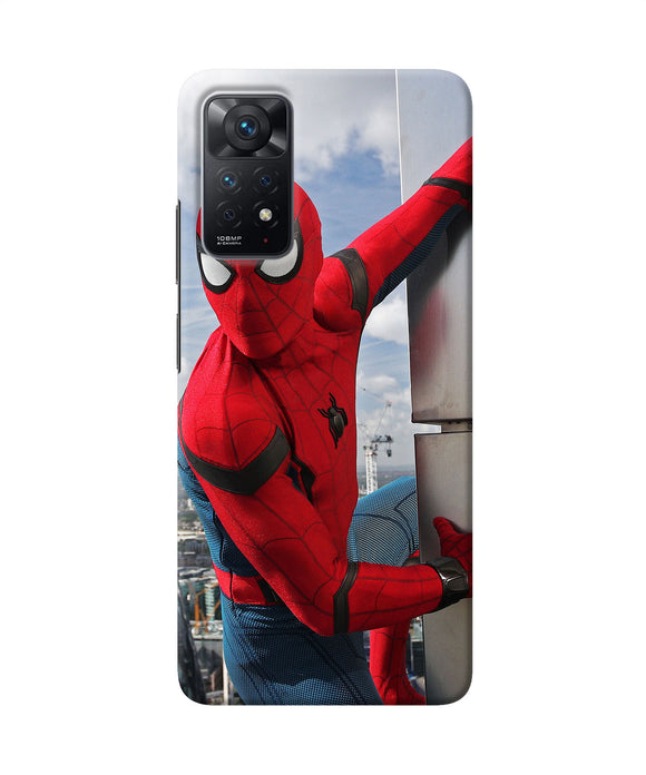 Spiderman on the wall Redmi Note 11 Pro Back Cover