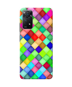 Abstract colorful squares Redmi Note 11 Pro Back Cover