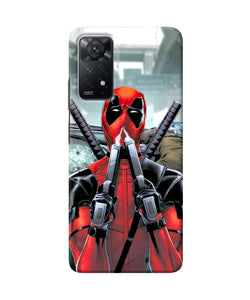 Deadpool with gun Redmi Note 11 Pro Back Cover