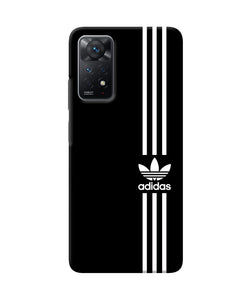 Adidas strips logo Redmi Note 11 Pro Back Cover