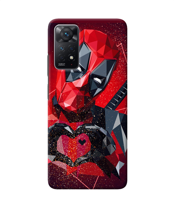 Deadpool love Redmi Note 11 Pro Back Cover