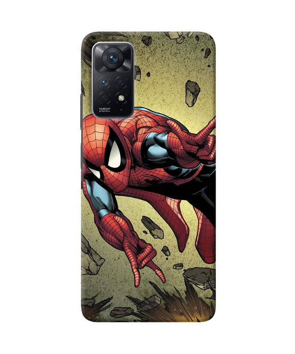 Spiderman on sky Redmi Note 11 Pro Back Cover